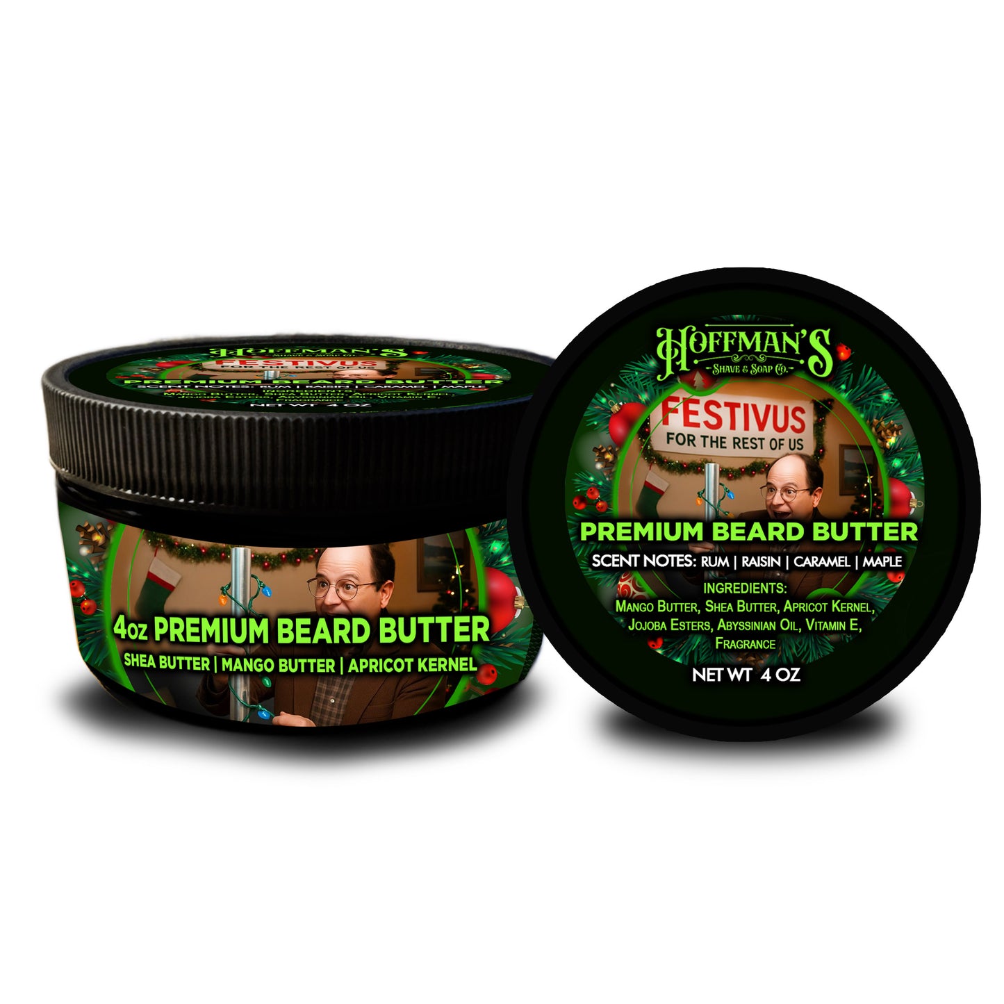 Festivus "Rum, Raisin, Caramel, Maple, Vanilla" Limited Holiday Shaving Trio 7pc Full Grooming MEGA Bundle...$80