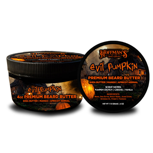 Evil Pumpkin (Pumpkin Crunch, Caramel, Spice, Vanilla) 4oz Premium Beard Butter