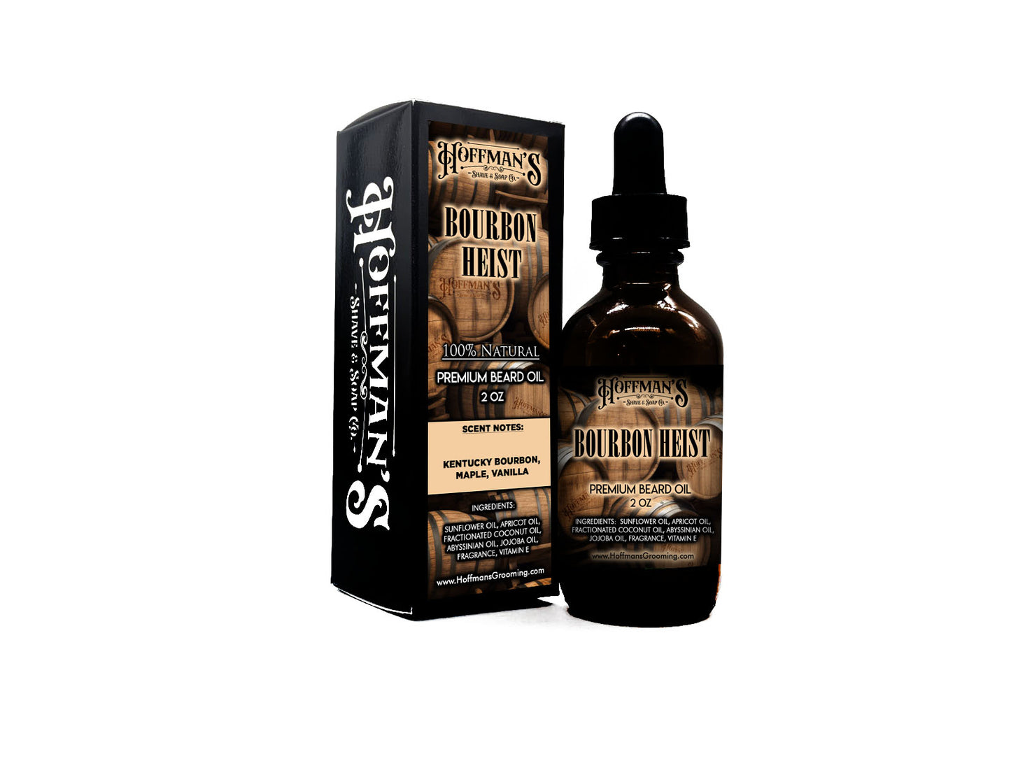 Bourbon Heist (Kentucky Bourbon, Maple, Vanilla) Limited Tribute Edition 2oz Beard Oil