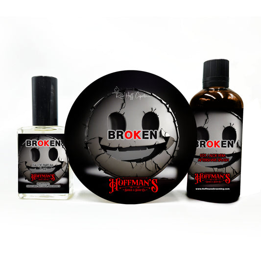 BrOKen (Benzoin, Cedar, Vanilla, Tonka, Musk, Jasmine, Ambergris) Limited Edition Trio 3pc Set