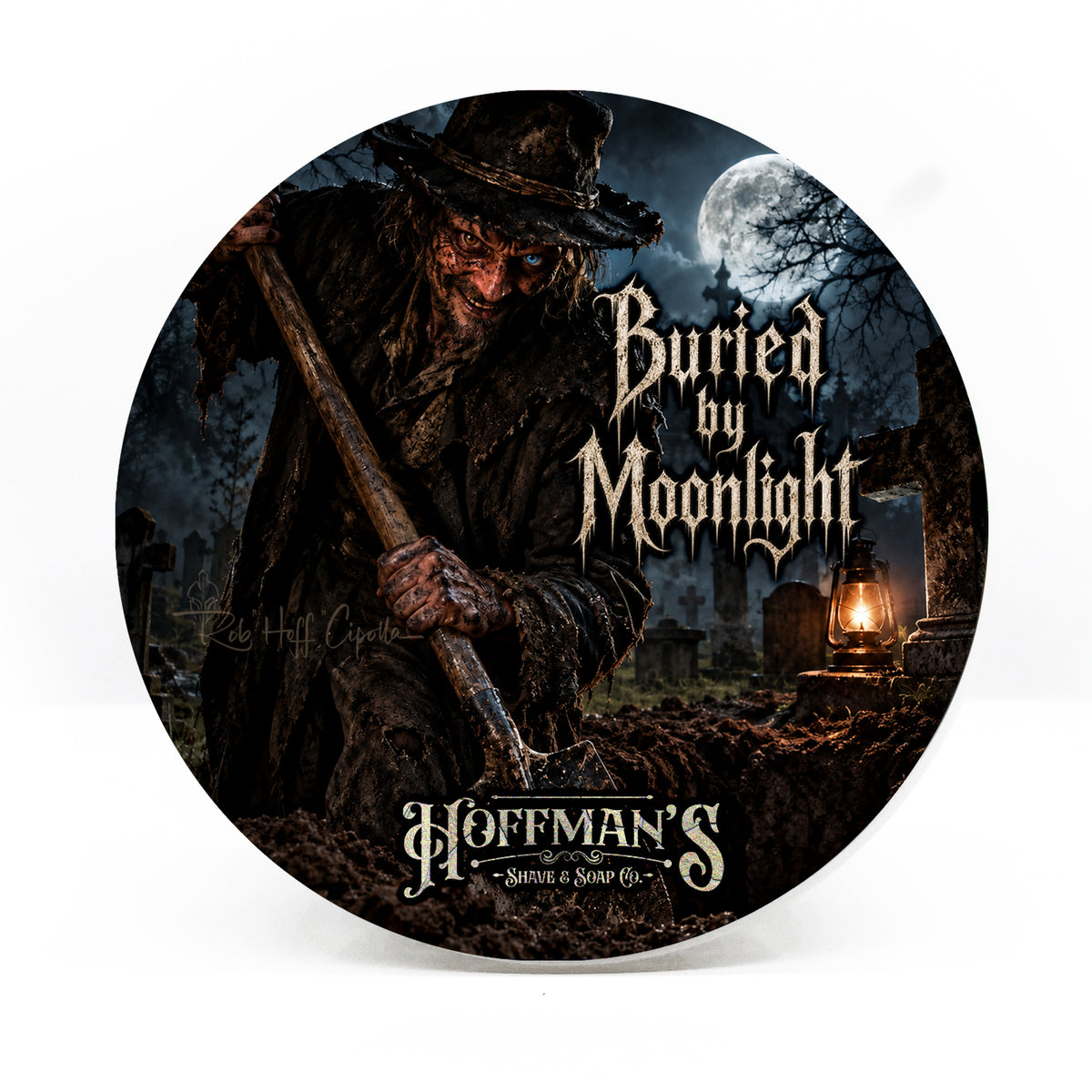 Buried By Moonlight (Fir Need, Musk, Jasmine, Sandalwood, Oakmoss) Shave Soap 4oz