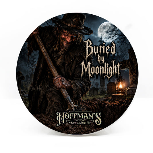 Buried By Moonlight (Fir Need, Musk, Jasmine, Sandalwood, Oakmoss) Shave Soap 4oz