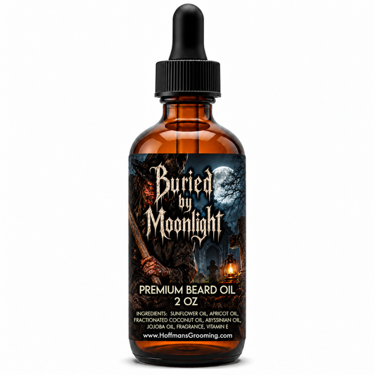 Buried By Moonlight (Fir Needle, Jasmine, Musk, Sandalwood, Oakmoss) 2oz Beard Oil