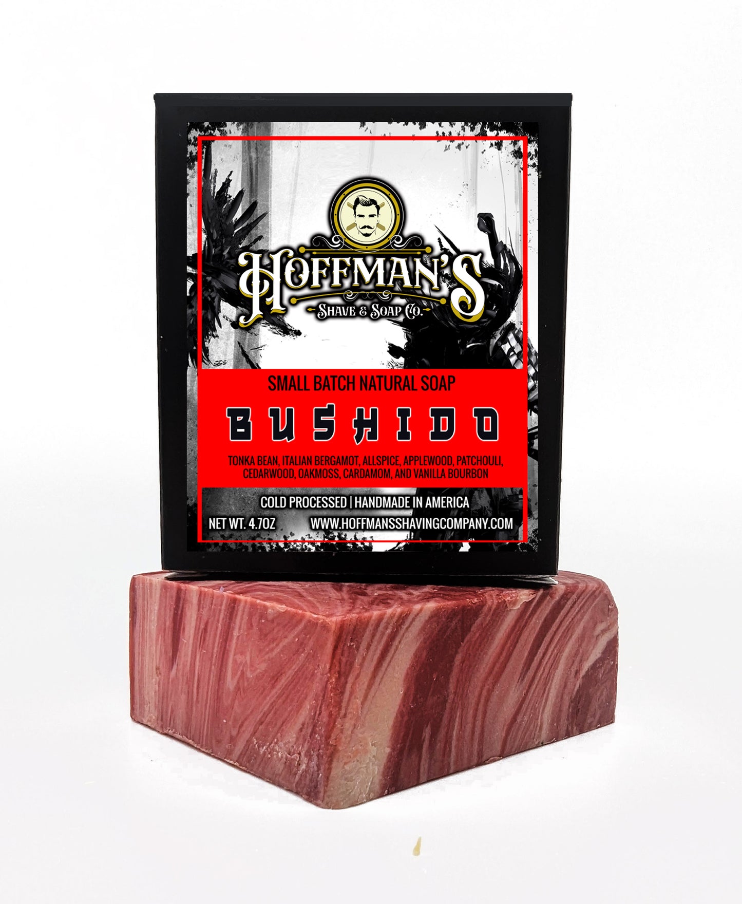 Bushido Full (Applewood, Allspice, Vanilla Bourbon, Italian Bergamot) Bar Soap