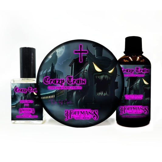 Crazy Train (Ozzy Osbourne Limited Tribute Edition) Shaving Trio 3pc Set