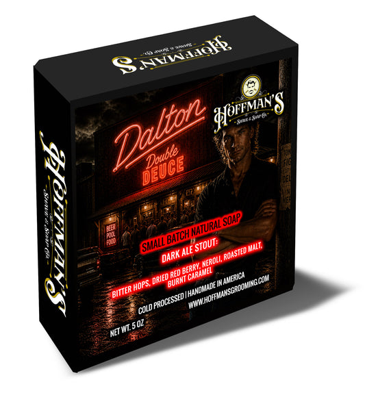 Dalton (Dark Ale Stout featuring Bitter Hops, Dried Red Berry, Neroli, Roasted Malt) 5oz Bar Soap