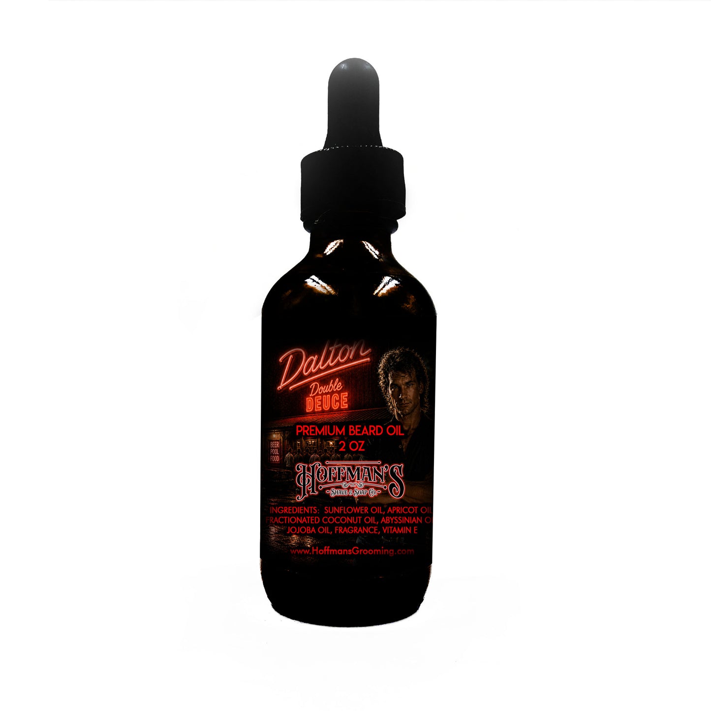Dalton (Dark Ale Stout featuring Bitter Hops, Dried Red Berry, Neroli, Roasted Malt) 2oz Beard Oil