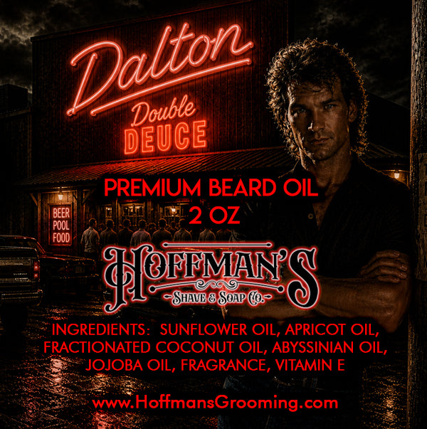 Dalton (Dark Ale Stout featuring Bitter Hops, Dried Red Berry, Neroli, Roasted Malt) 2oz Beard Oil