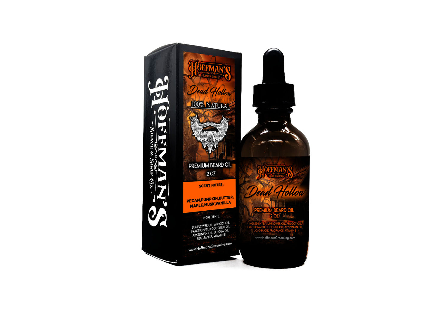 Dead Hollow ((Pecan, Maple. Pumpkin) 2oz Beard Oil