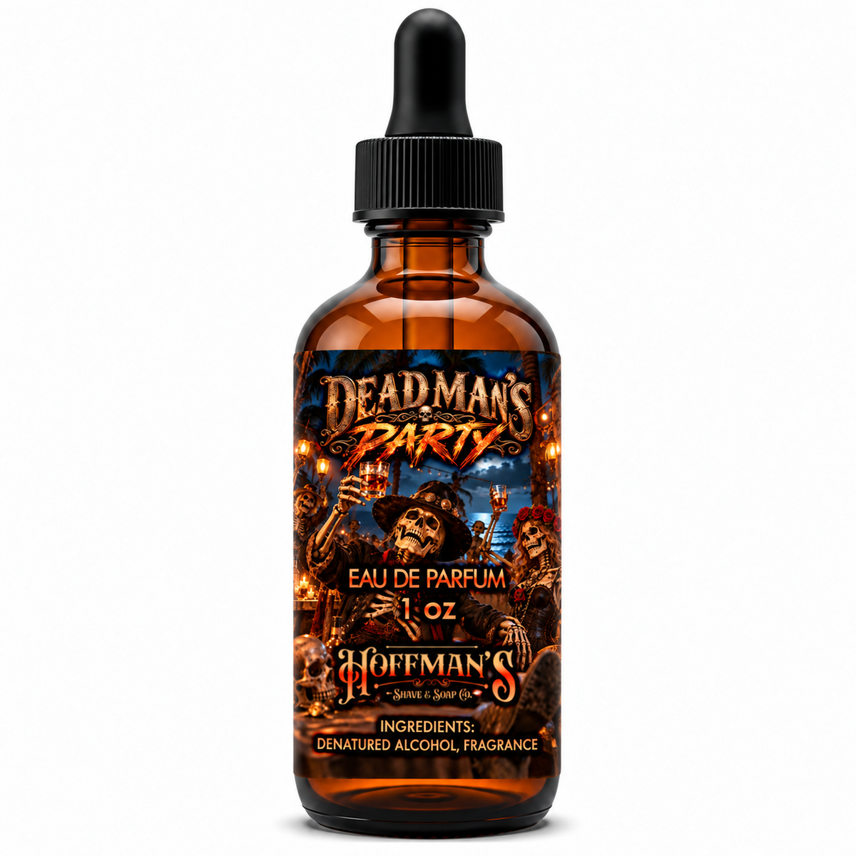 Dead Man's Party (Whiskey, Amber, Violet, Jasmine)  2oz Beard Oil
