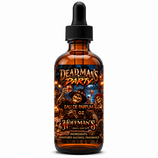Dead Man's Party (Whiskey, Amber, Violet, Jasmine)  2oz Beard Oil