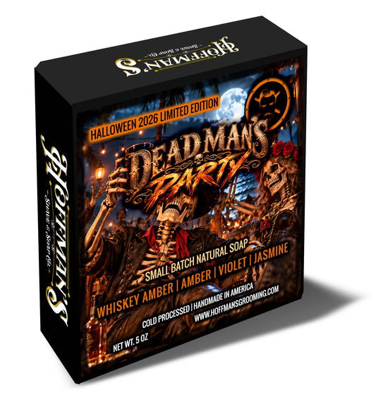 Dead Man's Party (Whiskey, Amber, Violet, Jasmine) 5oz Bar Soap