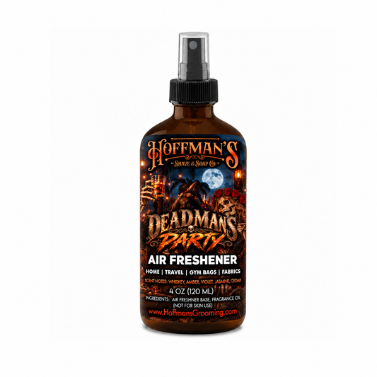 Dead Man's Party (Whiskey, Amber, Violet, Jasmine) Limited Halloween Havoc 2026 Edition Air Freshener 4oz