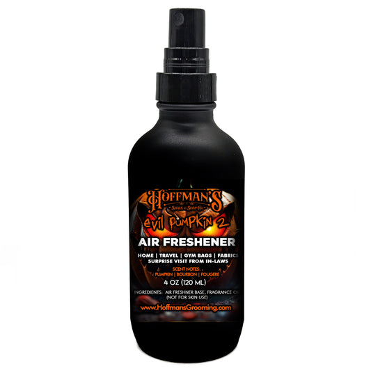 "Evil Pumpkin 2" (Pumpkin, Bourbon, Fougere) Limited Halloween Edition Air Freshener 4oz