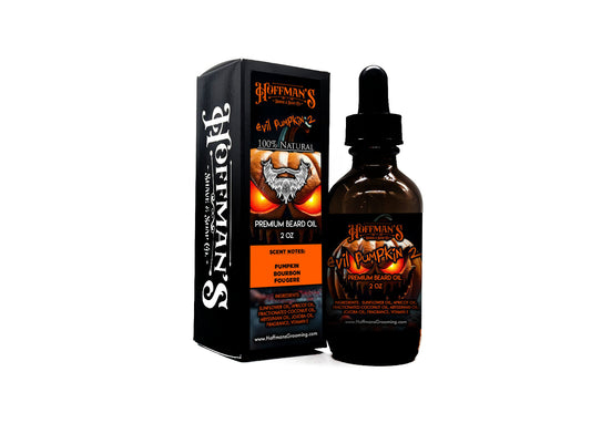 Evil Pumpkin 2 (Limited Halloween Edition) Pumpkin, Bourbon, Fougere 2oz Beard Oil
