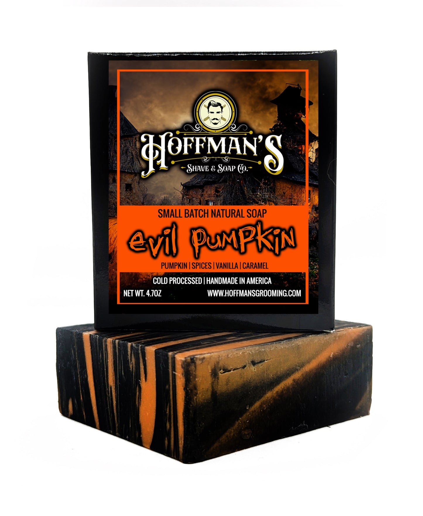 3pk Evil Pumpkin Full Body Bar Soap 4.7oz