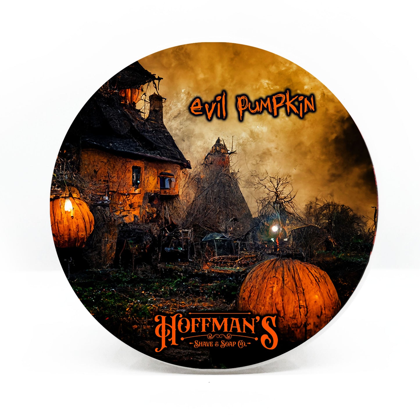 Evil Pumpkin 4oz Shave Soap & 2.5oz Traveling Shave Stick 2.5oz Bundle