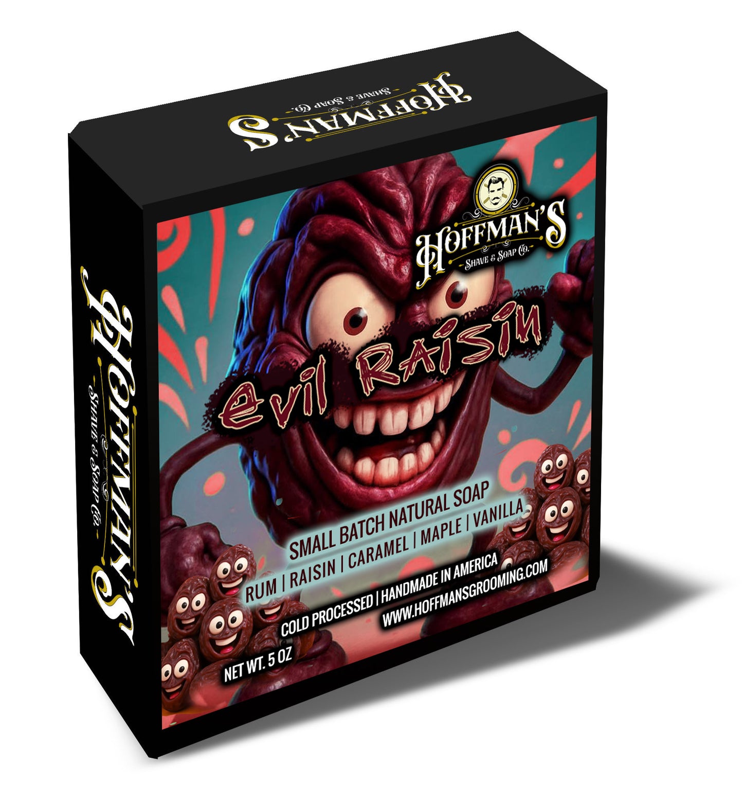 Evil Raisin "Rum, Raisin, Caramel, Maple, Vanilla" 5oz Bar Soap
