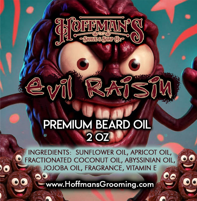 Evil Raisin "Rum, Raisin, Caramel, Maple, Vanilla" 2oz Beard Oil