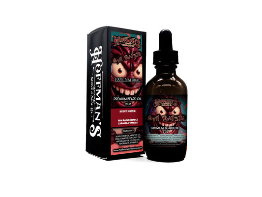 Evil Raisin "Rum, Raisin, Caramel, Maple, Vanilla" 2oz Beard Oil