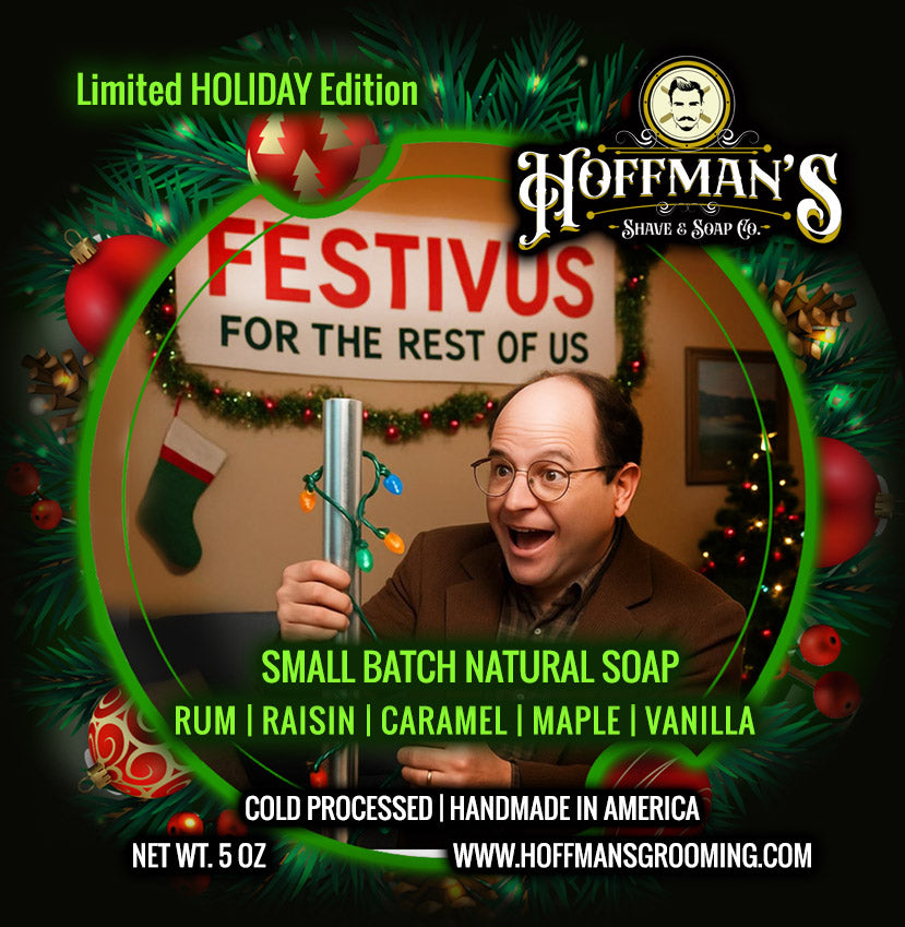 Festivus "Rum, Raisin, Caramel, Maple, Vanilla" Limited Holiday Edition 5oz Bar Soap