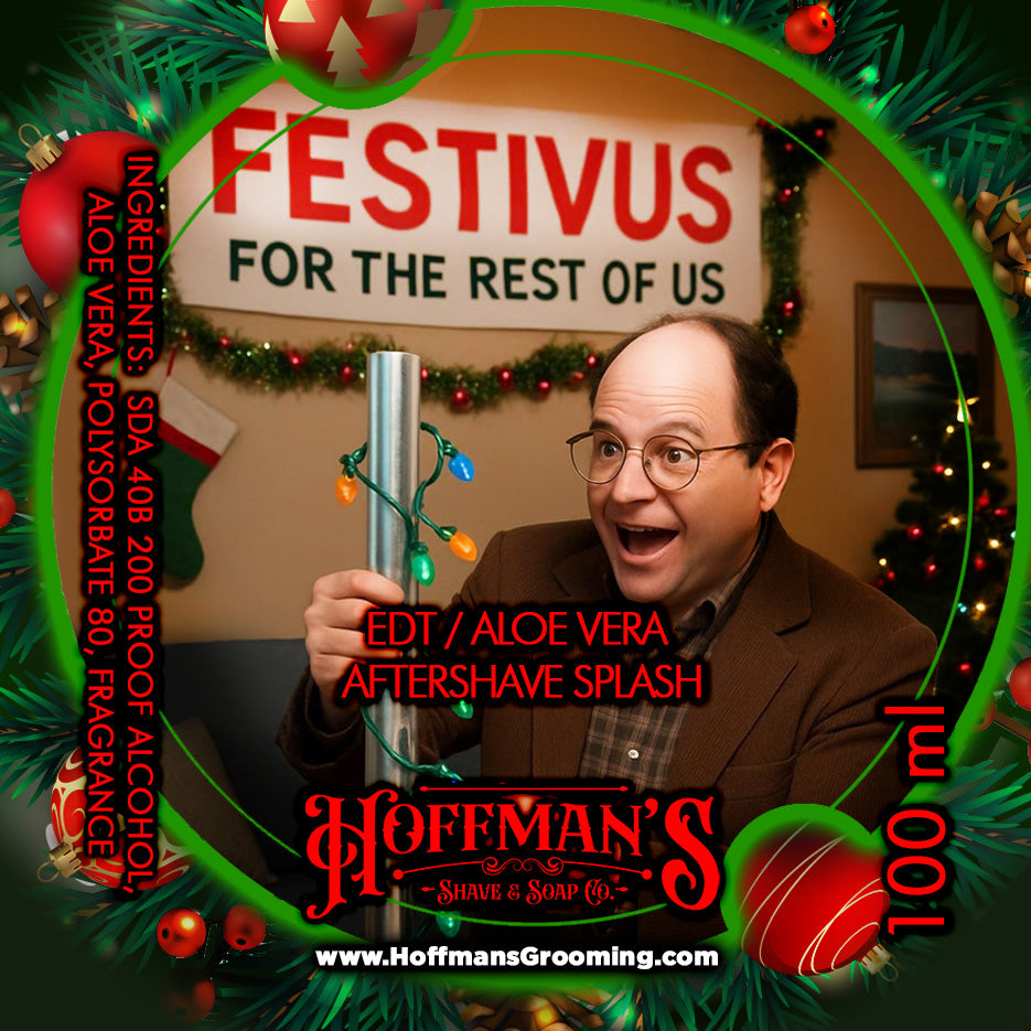 Festivus "Rum, Raisin, Caramel, Maple, Vanilla" Limited Holiday Shaving Trio 3pc Set