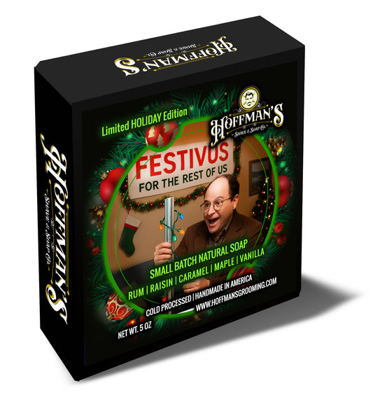 Festivus "Rum, Raisin, Caramel, Maple, Vanilla" Limited Holiday Edition 5oz Bar Soap