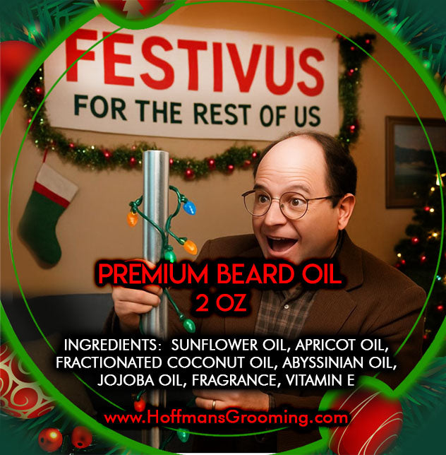 Festivus "Rum, Raisin, Caramel, Maple, Vanilla" Limited Holiday 2oz Beard Oil