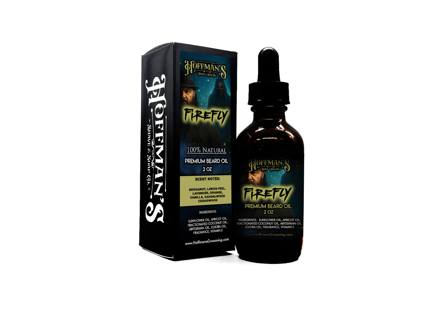 Firefly "Bray Wyatt Celebration Edition" (Leather, Bergamot, Lemon peel, Vanilla, Sandalwood, Cedar) Grooming Trio 3pc Set