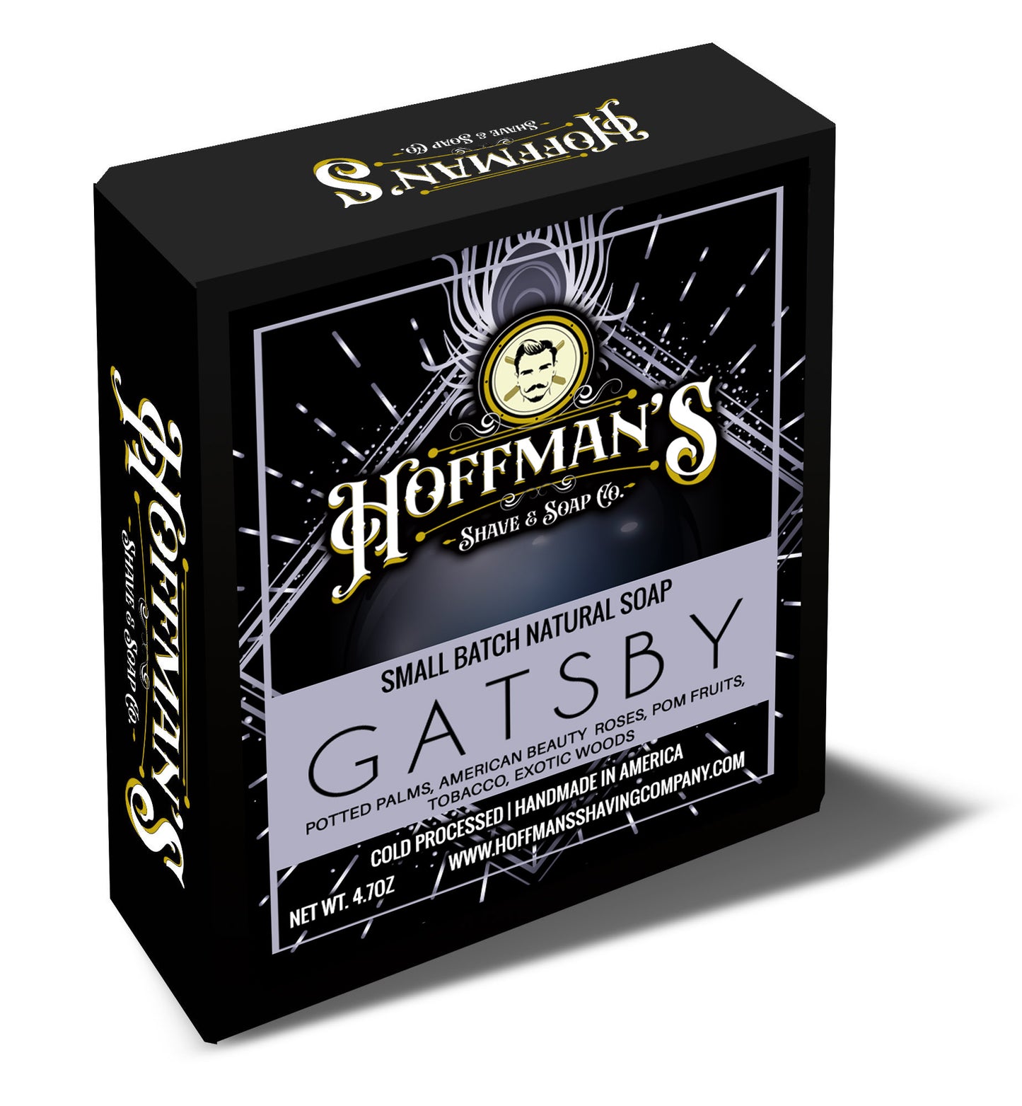 "Gatsby" (American Beauty Roses, Tobacco, Exotic Woods) Bar Soap