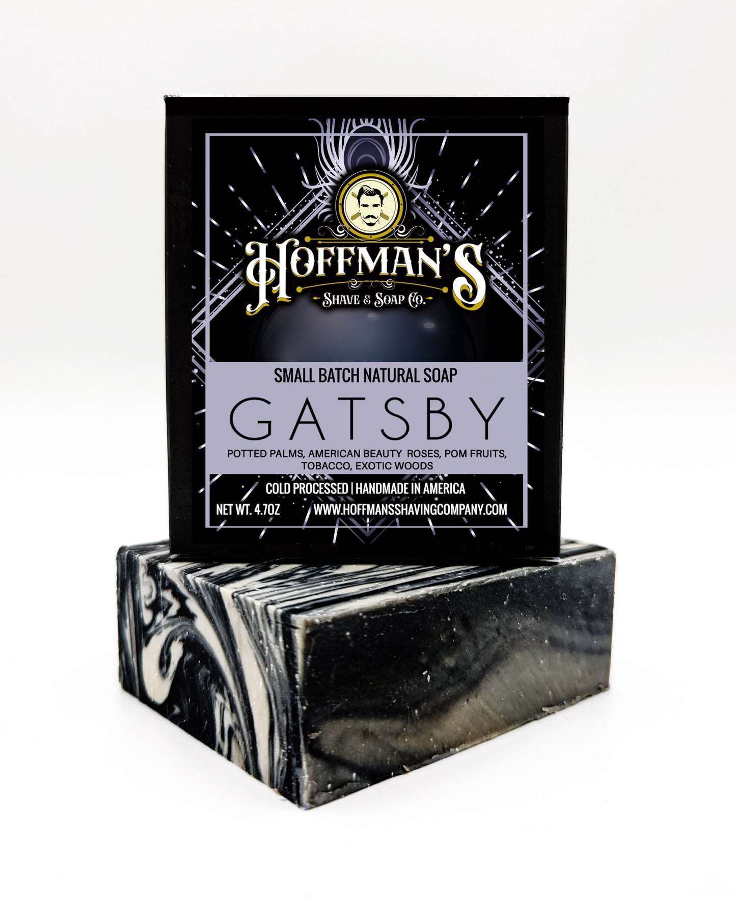 "Gatsby" (American Beauty Roses, Tobacco, Exotic Woods) Bar Soap