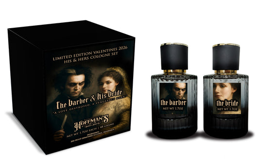 The Barber & His Bride Limited Edition Valentines 2026 His & Her Cologne/Perfume 2pc Gift Set 1.7oz each