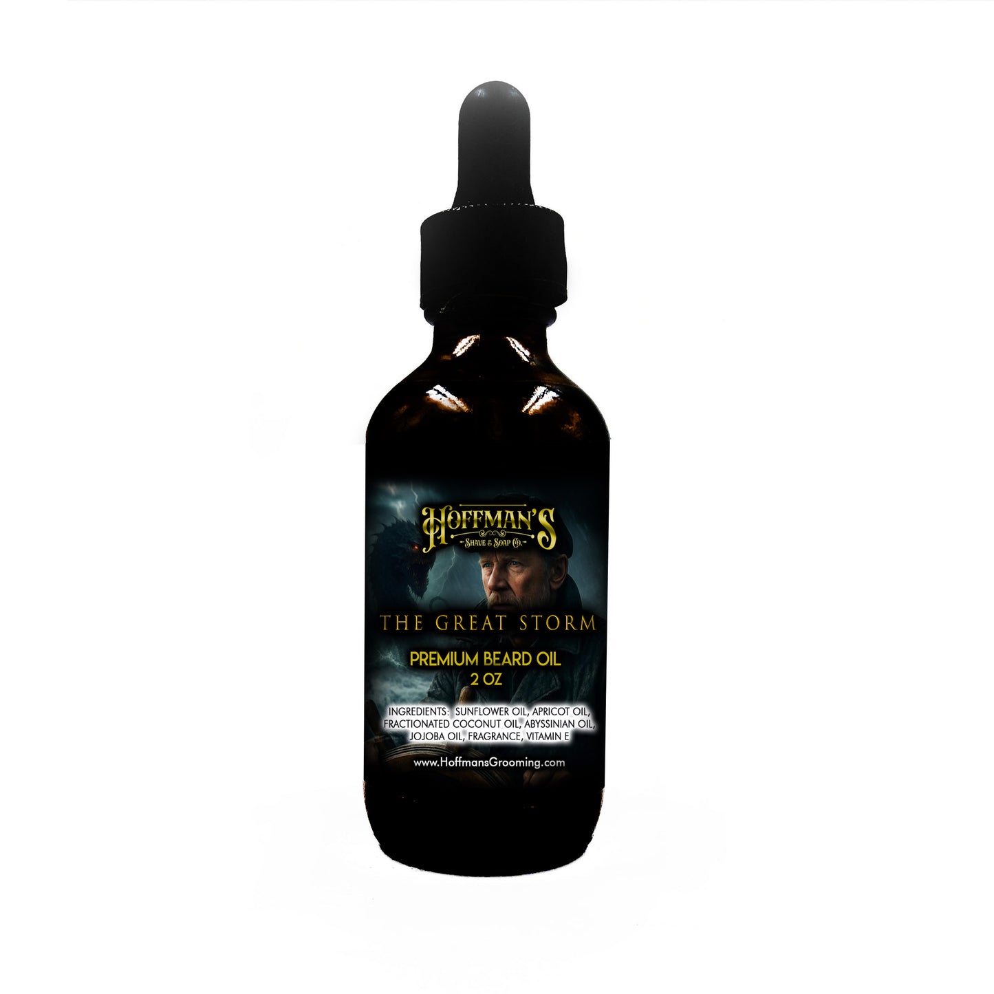 The Great Storm "Volcanic Sand, Palo Santo, Pear, Chamomile" 2oz Beard Oil