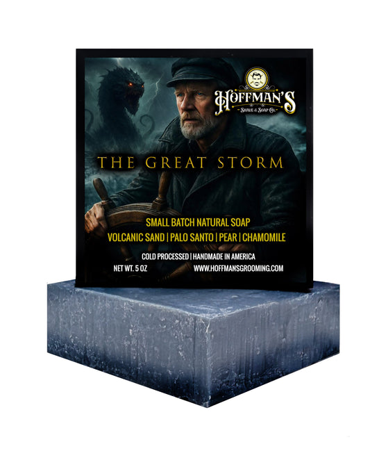 The Great Storm "Volcanic Sand, Palo Santo, Pear, Chamomile" 5oz Bar Soap