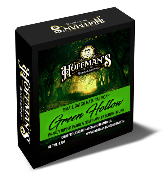 Green Hollow (Brandy Dipped Pears, Green Apples, Cider, Musk) Bar Soap