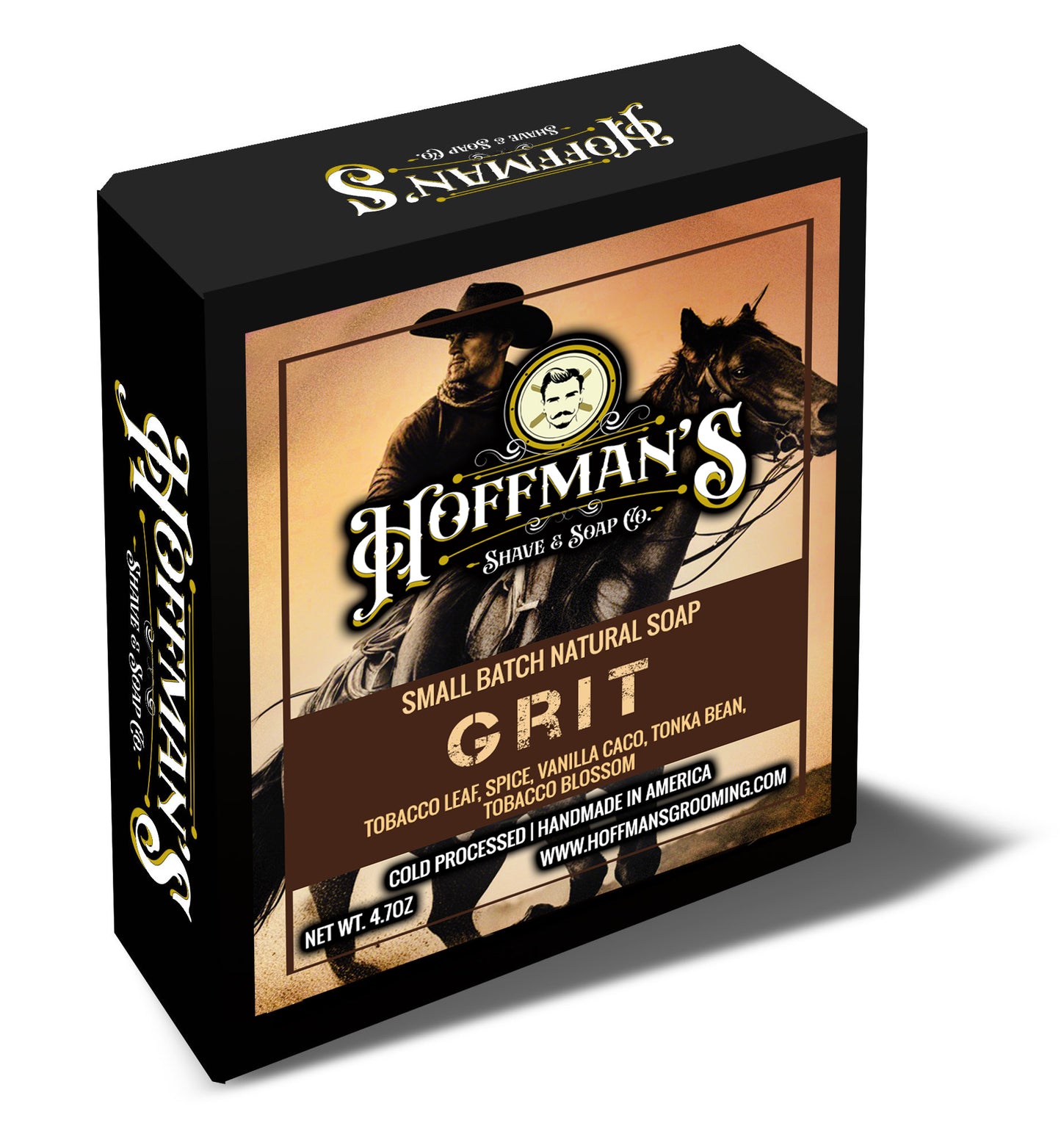 "GRIT" (Tobacco, Tonka Bean) Bar Soap