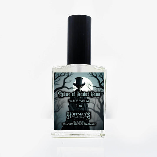 "Return of Ichabod Crane" EDP Cologne (Limited Halloween Edition) Jasmine, Rosewood, White Cedar, Musk, Grapefruit 1oz (Copy)
