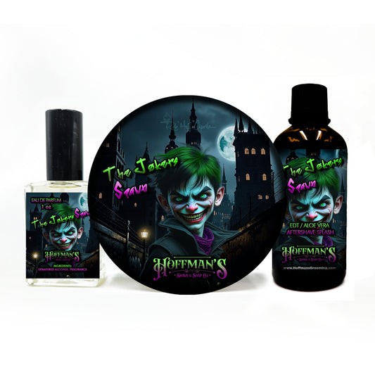 "The Joker's Spawn" (Limited Halloween Edition) Apple, Vanilla, Cinnamon Shaving Trio 3pc Set