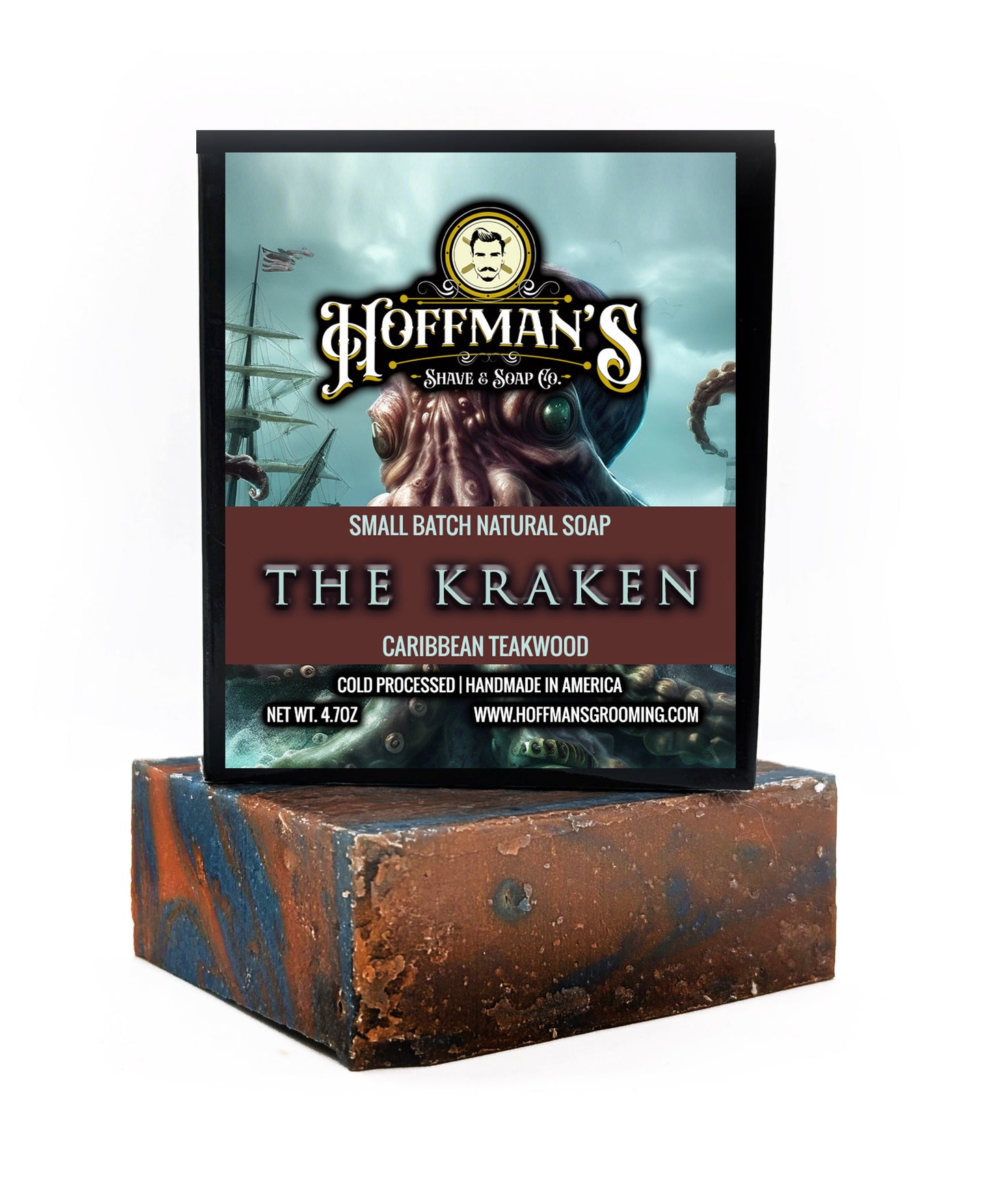 "THE KRAKEN" (Caribbean Teakwood) Bar Soap