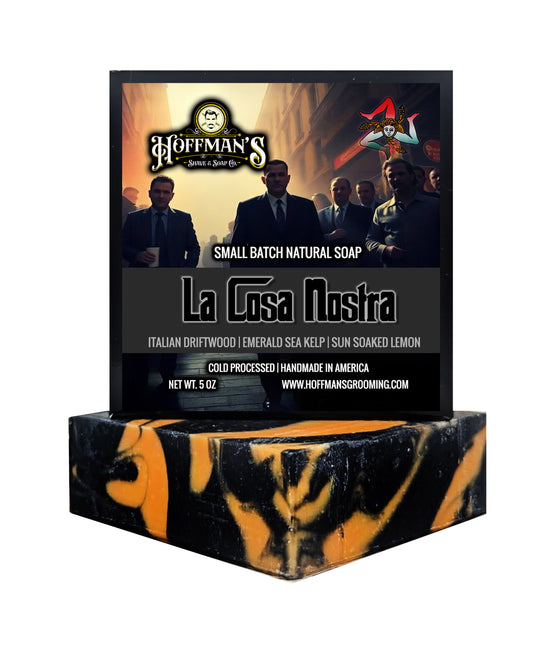 "La Cosa Nostra" (Italian Driftwood, Sea Kelp, Sun Soaked Lemon) Bar Soap 5oz