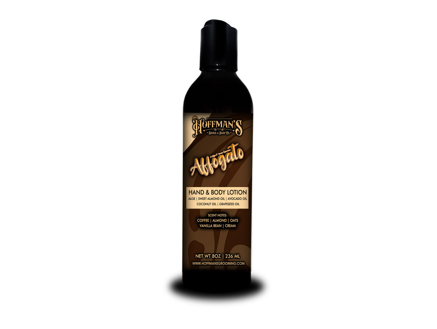 Affogato Body & Hand Lotion (Coffee, Almond, Vanilla Bean, Cream)  8 oz