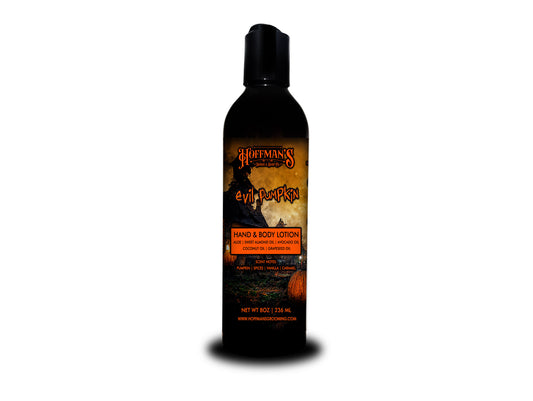 Evil Pumpkin Body & Hand Lotion (Pumpkin Crunch, Spice, Cinnamon, Vanilla)  8 oz