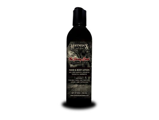 Jersey Devil Body & Hand Lotion (Tonka, Black Myrrh, Egyptian Musk, Amber) 8 oz