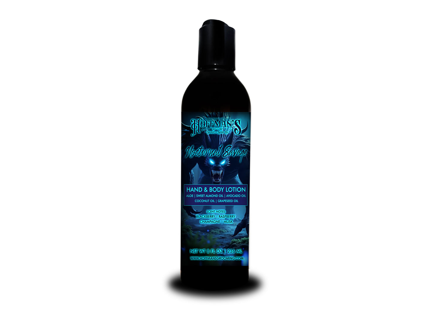 Nocturnal Savage Body & Hand Lotion (Blackberry, Raspberry, Champagne, Musk)  8 oz