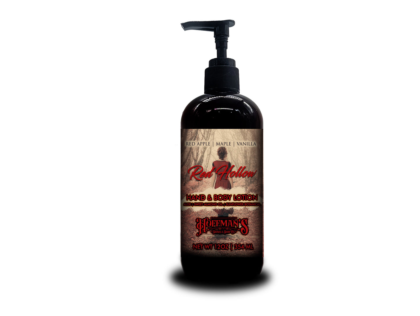 Red Hollow Body & Hand Lotion 12 oz