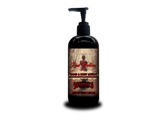 Red Hollow Body & Hand Lotion 12 oz