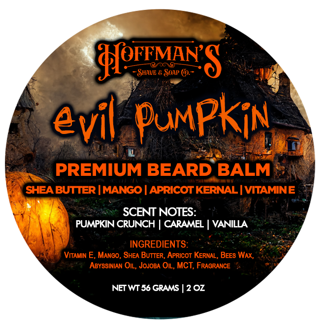 Evil Pumpkin (Pumpkin Crunch, Caramel, Spice, Vanilla) 2oz Premium Beard Balm