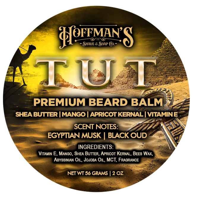 TUT (Egyptian Musk & Black Oud) 2oz Premium Beard Balm