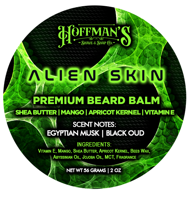 Alien Skin (Lemon, Sage, Cedar, Warm Amber) 2oz Premium Beard Balm