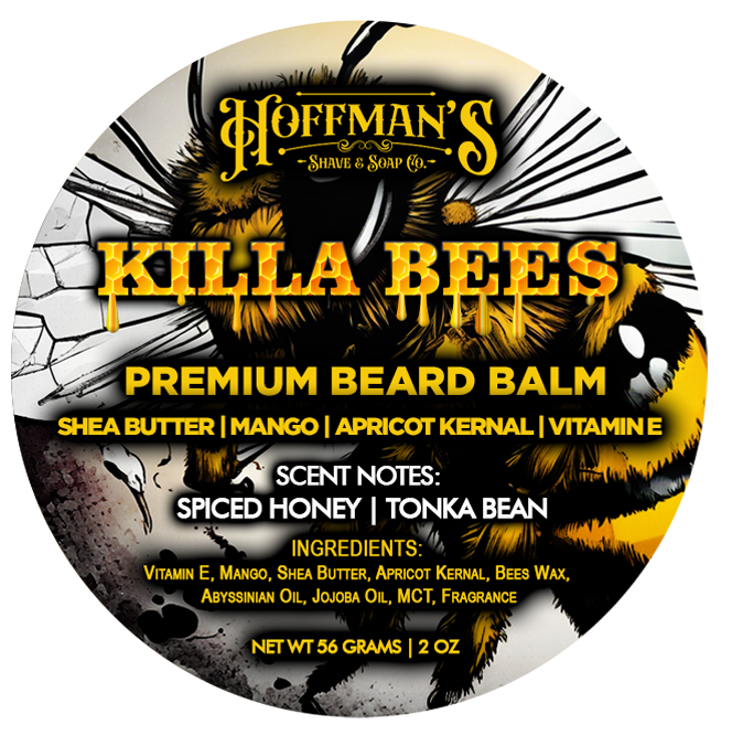 Killa Bees (Spiced Honey & Tonka) 2oz Premium Beard Balm